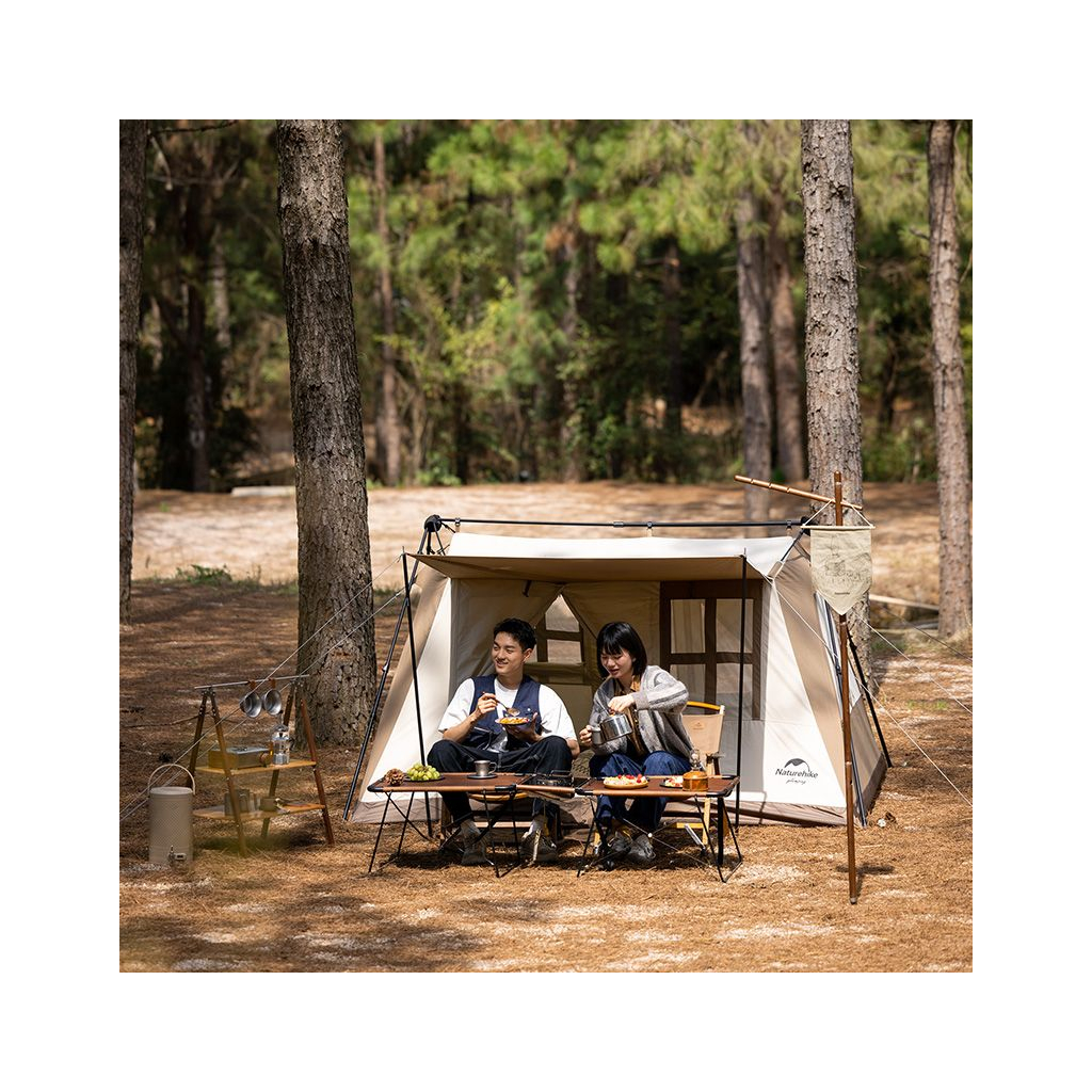 Намет Naturehike з навісом CNH22ZP029, світлий коричневий (6975641887829) - зображення 4