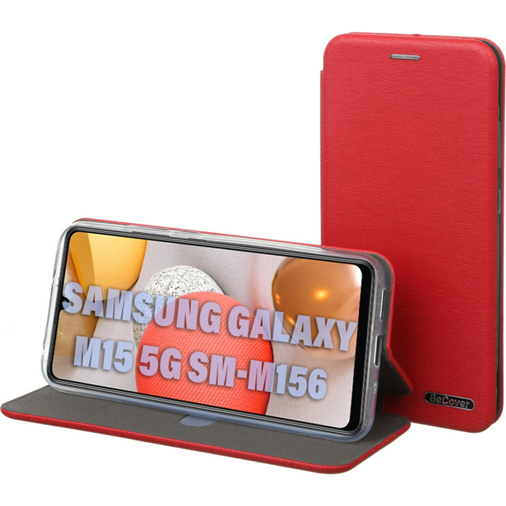 Чохол до мобільного телефона BeCover Exclusive Samsung Galaxy M15 5G SM-M156 Burgundy Red (711050) - зображення 1