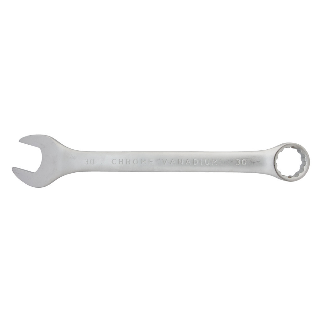 Ключ Sigma ріжково-накидний 30мм CrV satine з підвісом (6021751) - зображення 2
