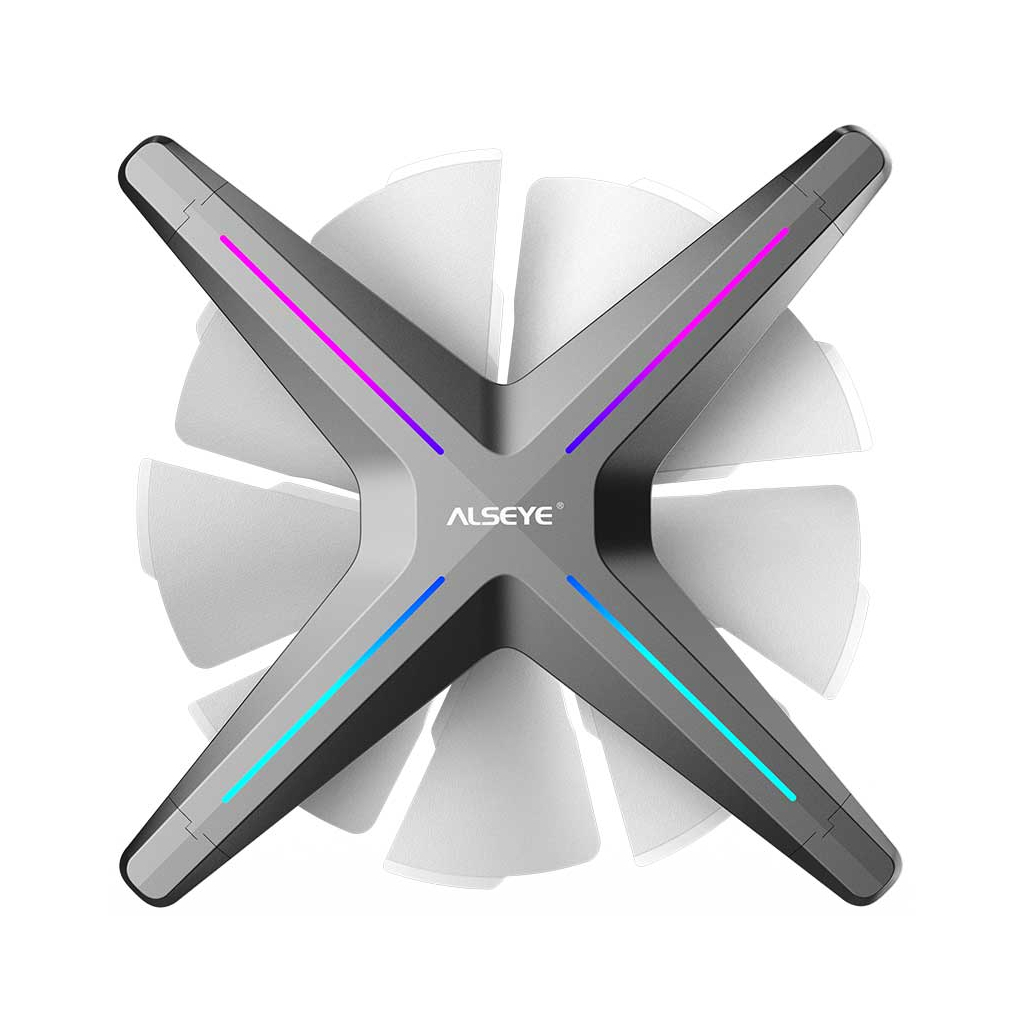 Кулер до корпусу Alseye X12 (Gray Push) (AS.04.03.0022) - зображення 1