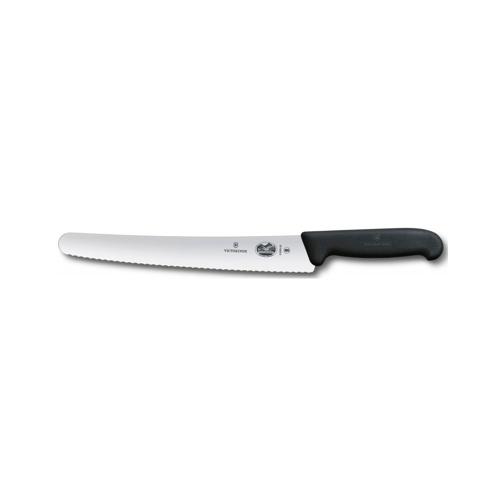 Кухонний ніж Victorinox Fibrox Pastry 26 см Serrated Black (5.2933.26) - зображення 1