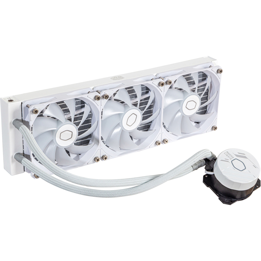 Система рідинного охолодження CoolerMaster MasterLiquid 360L Core ARGB White (MLW-D36M-A18PZ-RW) - зображення 5