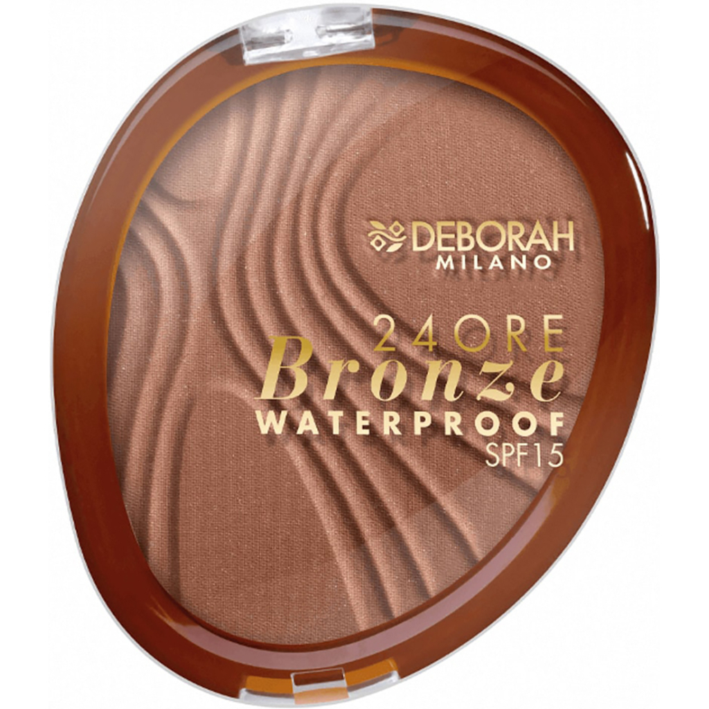 Пудра для обличчя Deborah 24Ore Bronzer Waterproof SPF15 02 - Dark Rose (8009518364910) - зображення 1