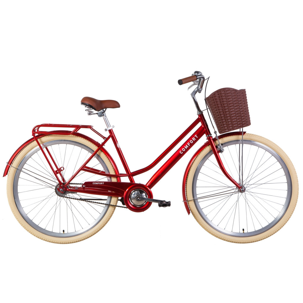 Велосипед Дорожник 28" COMFORT FEMALE рама-19,5" 2021 Ruby (OPS-D-28-197) - зображення 1
