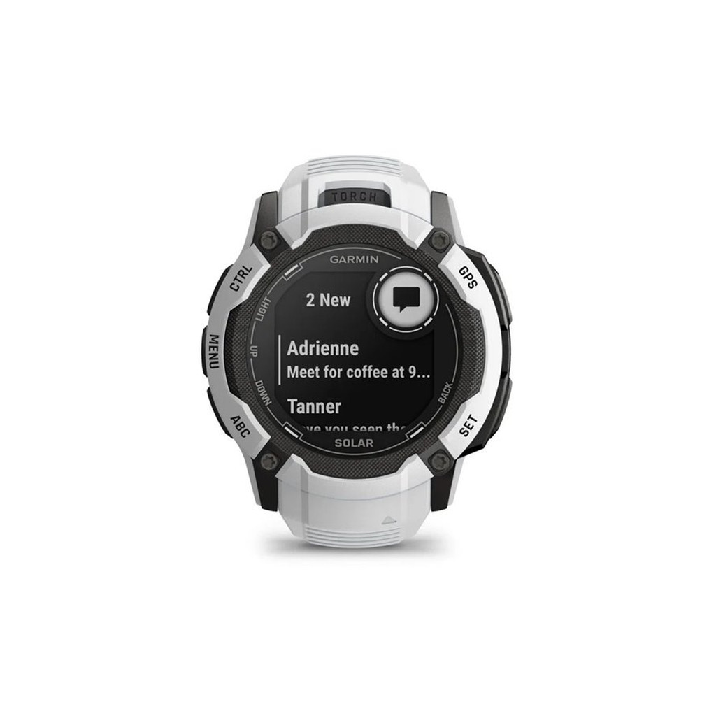 Смарт-годинник Garmin Instinct 2X Solar, Whitestone, GPS (010-02805-04) - изображение 9