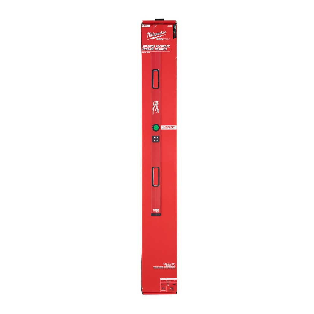 Рівень Milwaukee REDSTICK, цифровий акумуляторний, L4 B2 2Ah, 120см (4933471979) - изображение 6