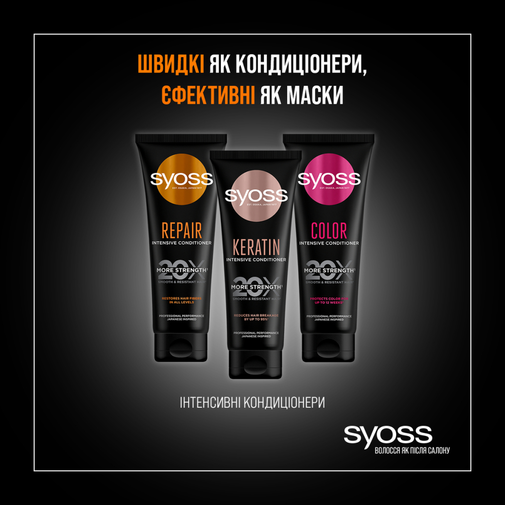 Кондиціонер для волосся Syoss Keratin Інтенсивний з екстрактом блакитного лотосу для ламкого волосся 250 мл (9000101665703) - изображение 3