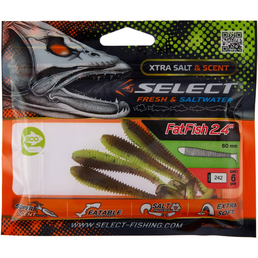 Силікон рибальський Select FatFish 2.4" 242 (6 шт/уп) (1870.71.38) - зображення 2
