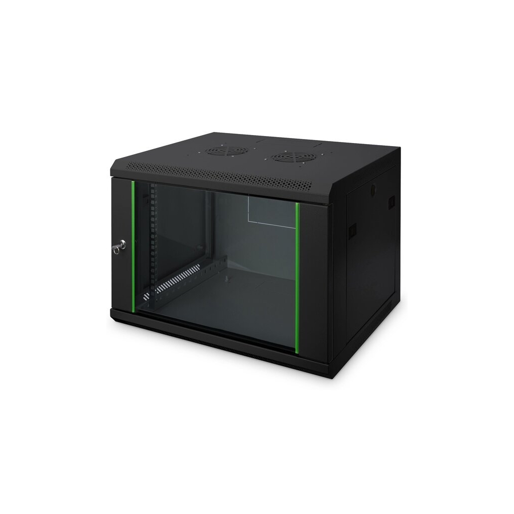 Шафа настінна Digitus Wall Mounting Dynamic Basic 7U 19" 600x450, RAL 9005 (DN-1907-U-EC-SW) - изображение 1