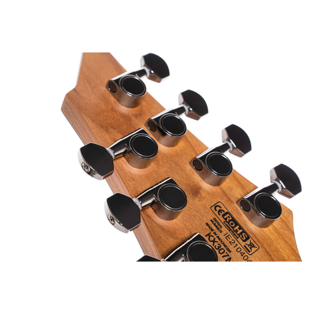 Електрогітара Cort KX307 Multi Scale Open Pore Black - изображение 8