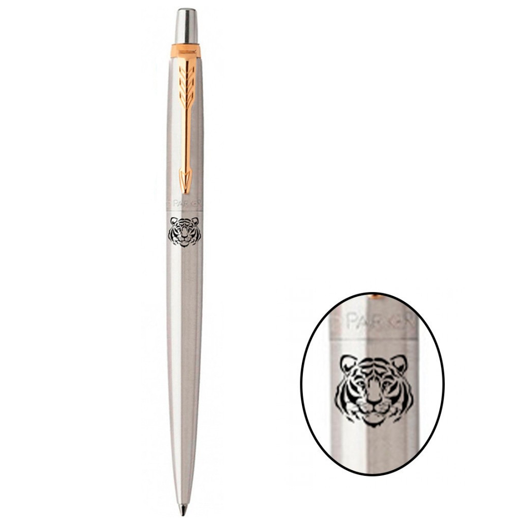 Ручка кулькова Parker JOTTER 17 ZODIAC SS GT BP Тигр (16032_Z101b) - зображення 1