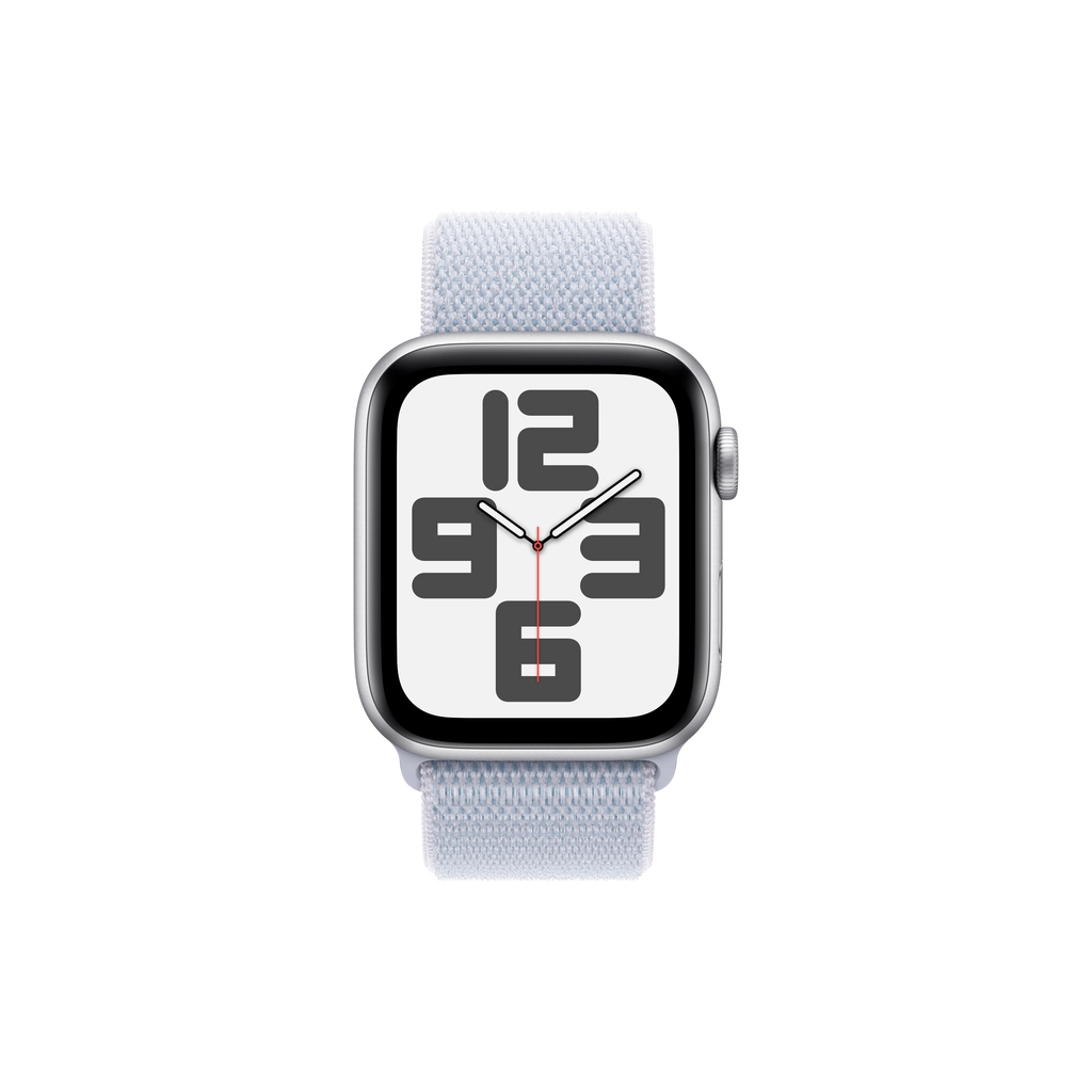 Смарт-годинник Apple Watch SE 2024 GPS 40mm Silver Aluminium Case with Blue Cloud Sport Loop (MXEE3QH/A) - зображення 2