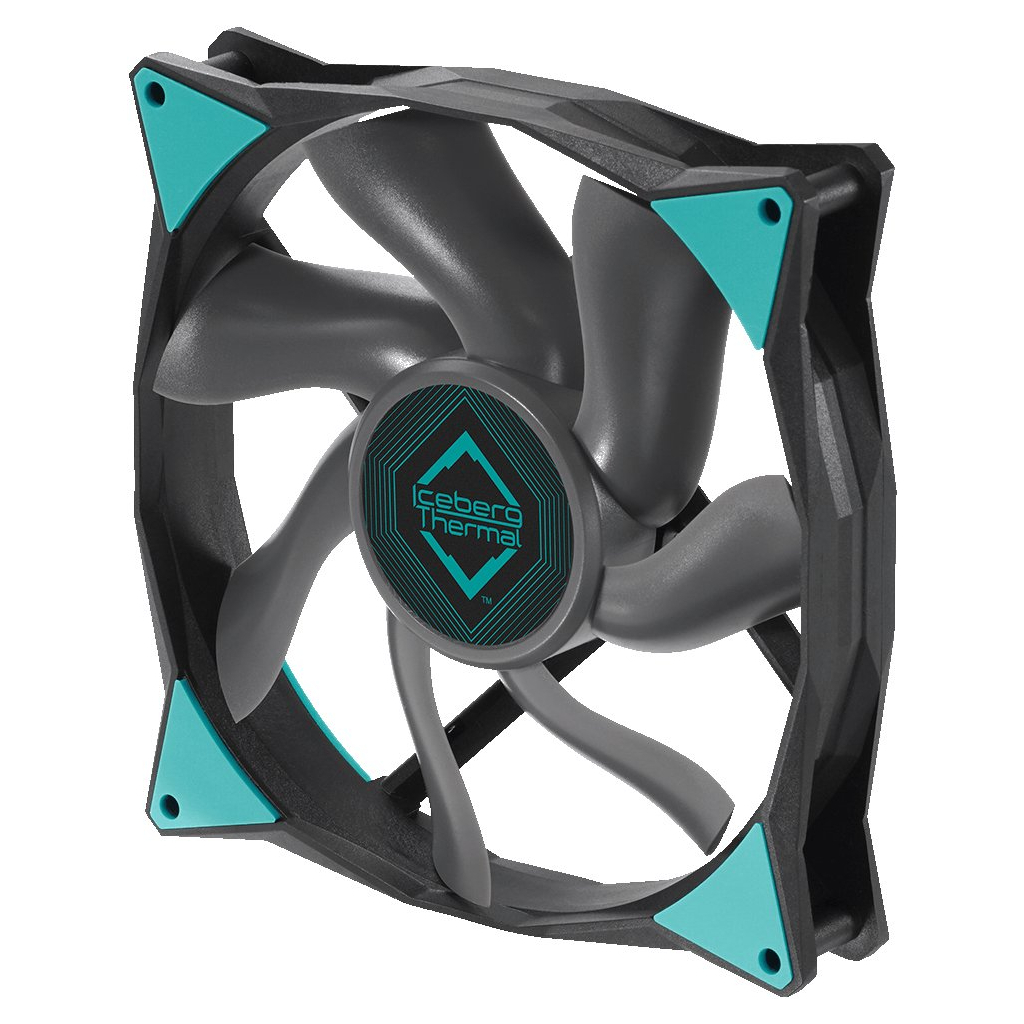 Кулер до корпусу Iceberg Group IceGALE 140mm Gray (ICEGALE14-B0A) - зображення 2