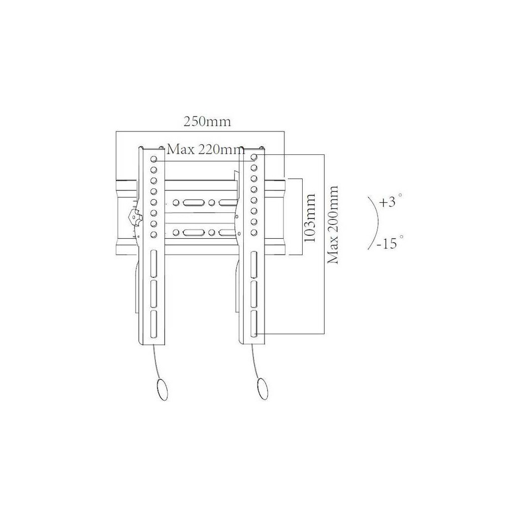 Кронштейн X-Digital STEEL ST215 Black - зображення 2