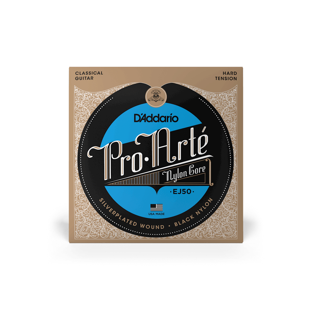 Струни для гітари D'Addario Pro-Arte Black Nylon Hard Tension (EJ50) - зображення 1