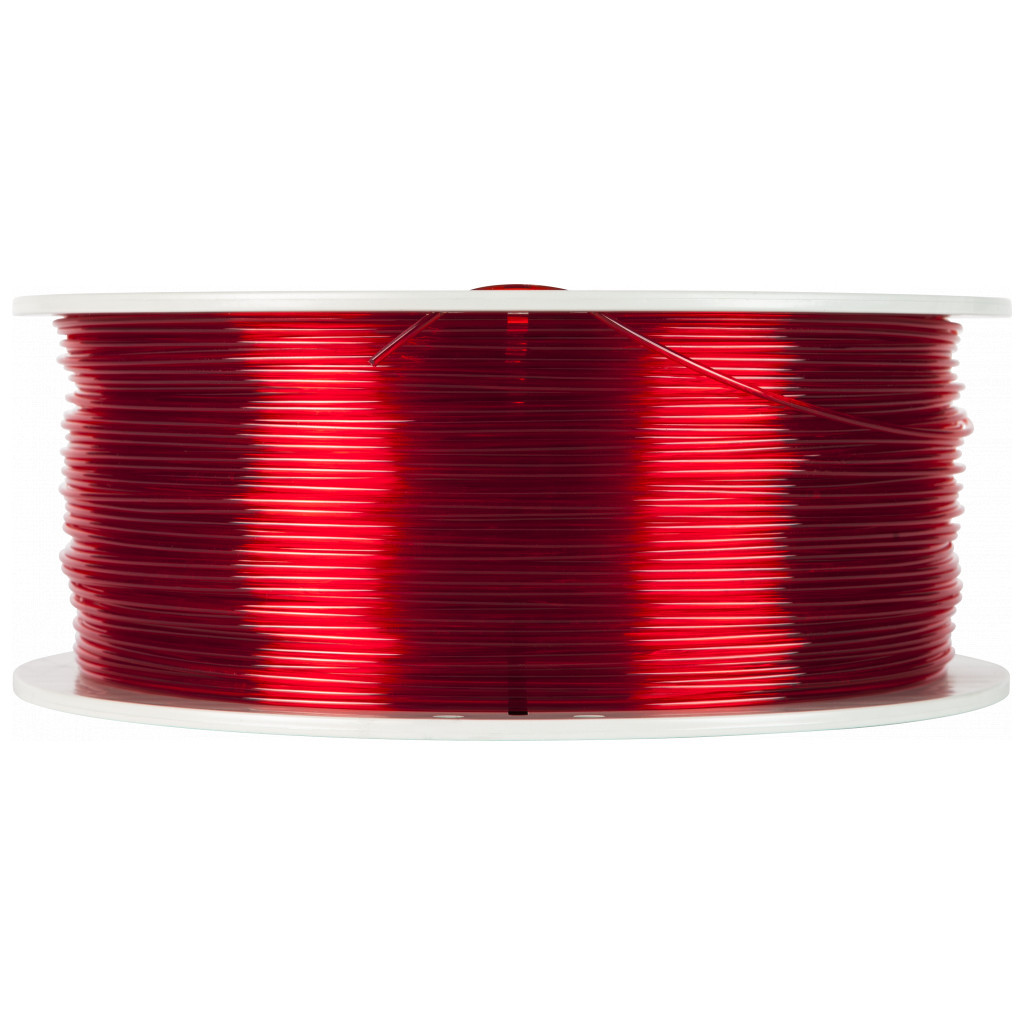 Пластик для 3D-принтера Verbatim PETG, 1.75 мм, 1 кг, red-transparent (55054) - зображення 2