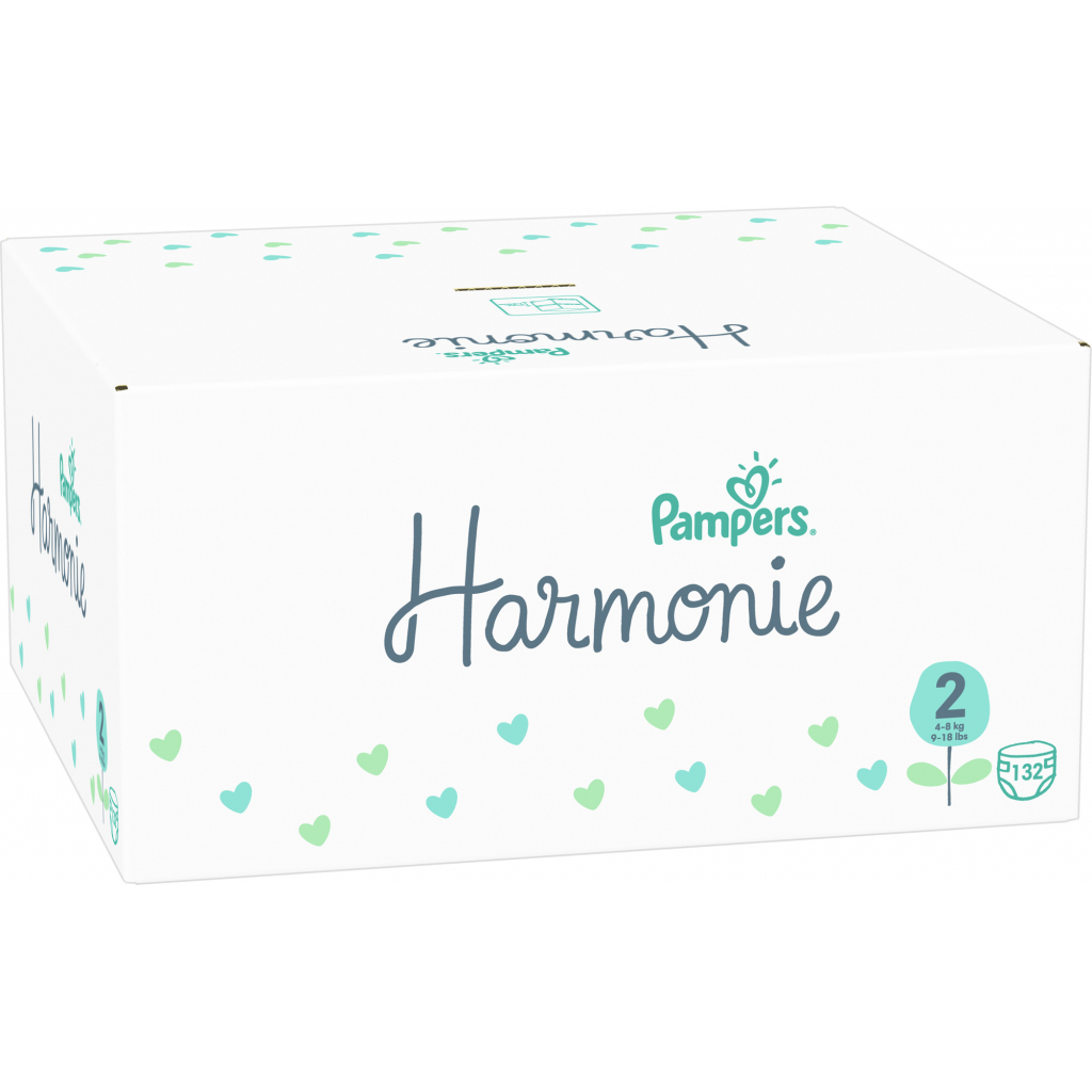 Підгузки Pampers Harmonie Mini Розмір 2 (4-8 кг) 132 шт (8006540156384) - зображення 3