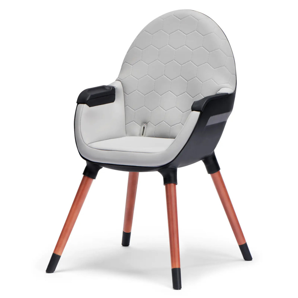 Стілець для годування Kinderkraft 2 в 1 Finix Grey (5902533918515) - зображення 7