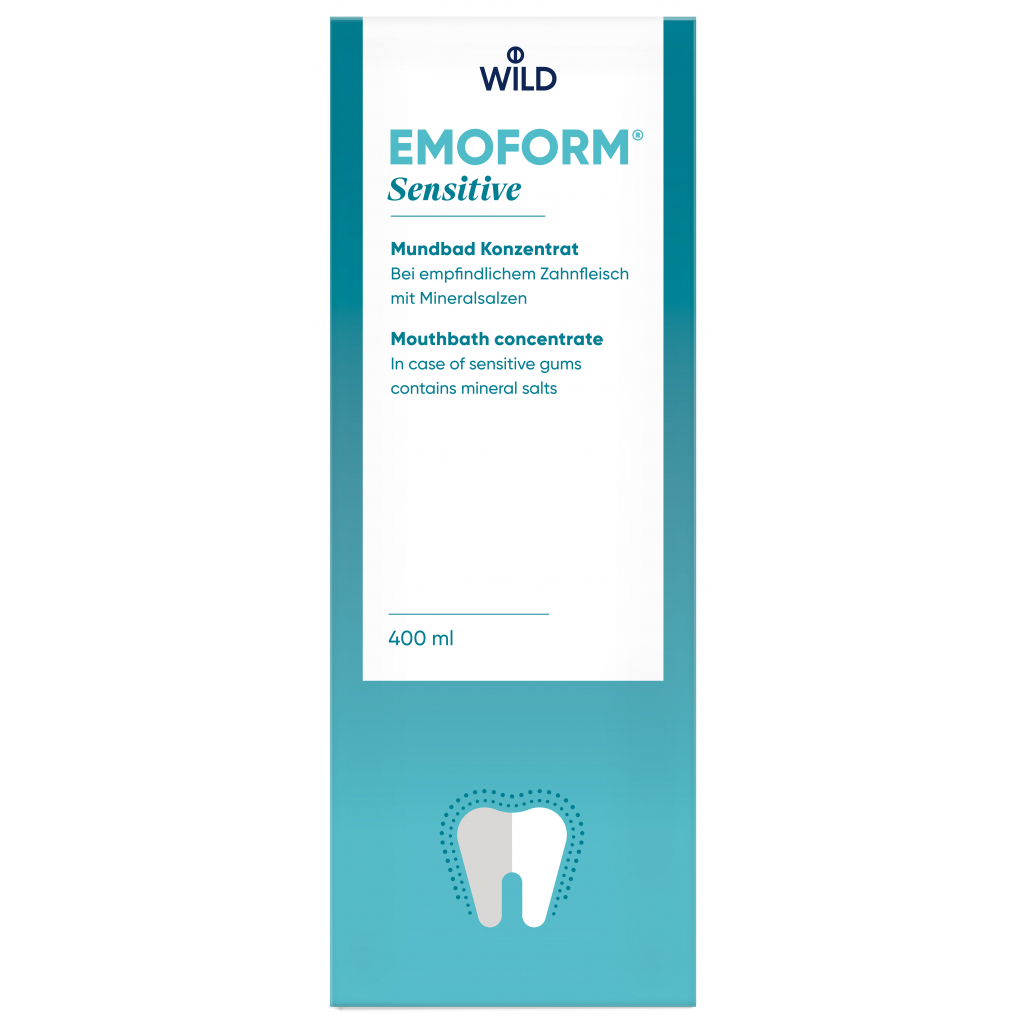 Ополіскувач для порожнини рота Dr. Wild Emoform Sensitive Для чутливих зубів 400 мл (7611841702218) - зображення 2