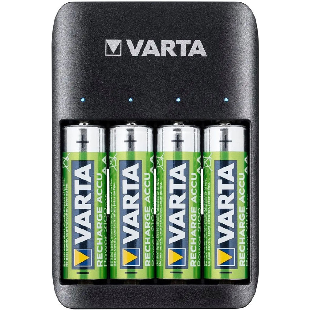 Зарядний пристрій для акумуляторів Varta Value USB Quattro Charger + 4шт. AA 2100 mAh (57652101451) - зображення 2