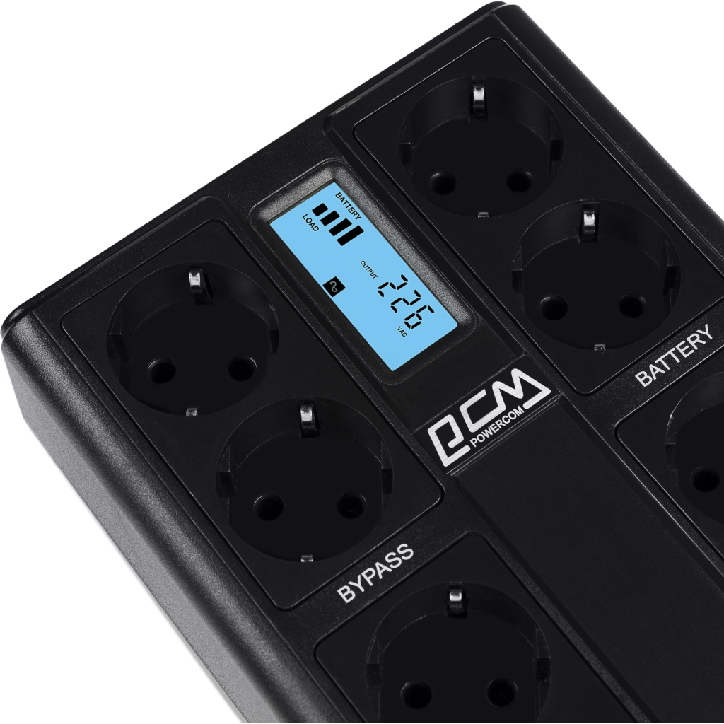 Пристрій безперебійного живлення Powercom CUB-1000N - зображення 3