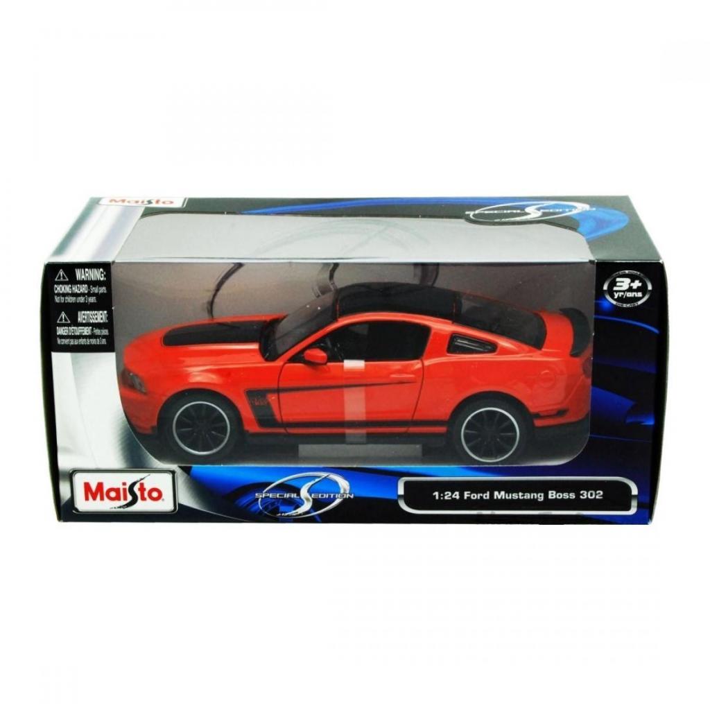 Машина Maisto Ford Mustang Boss 302 (1:24) памаранчевий (31269 orange) - зображення 6