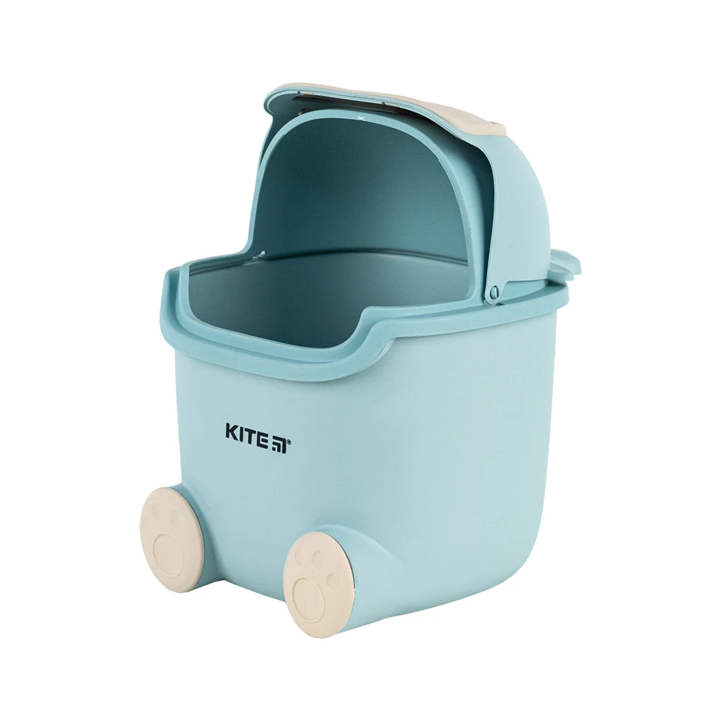 Кошик для паперів Kite Настільний контейнер для сміття, блакитний (K24-009-4) - зображення 3