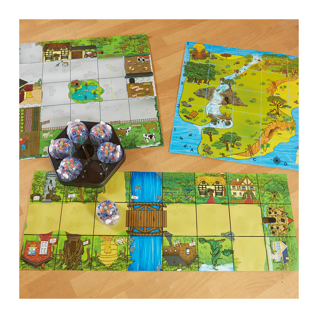 Конструктор tts Набір роботов Blue-Bot Bluetooth Programmable Robot Mat Pack (EL00517) - зображення 3