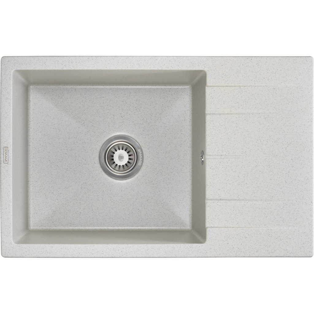 Мийка кухонна GRANADO NAVIA gris з сифоном (775*495mm.) (gr3808) - зображення 1