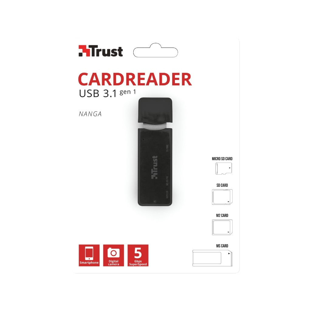 Зчитувач флеш-карт Trust Nanga USB 3.1 (21935) - зображення 3