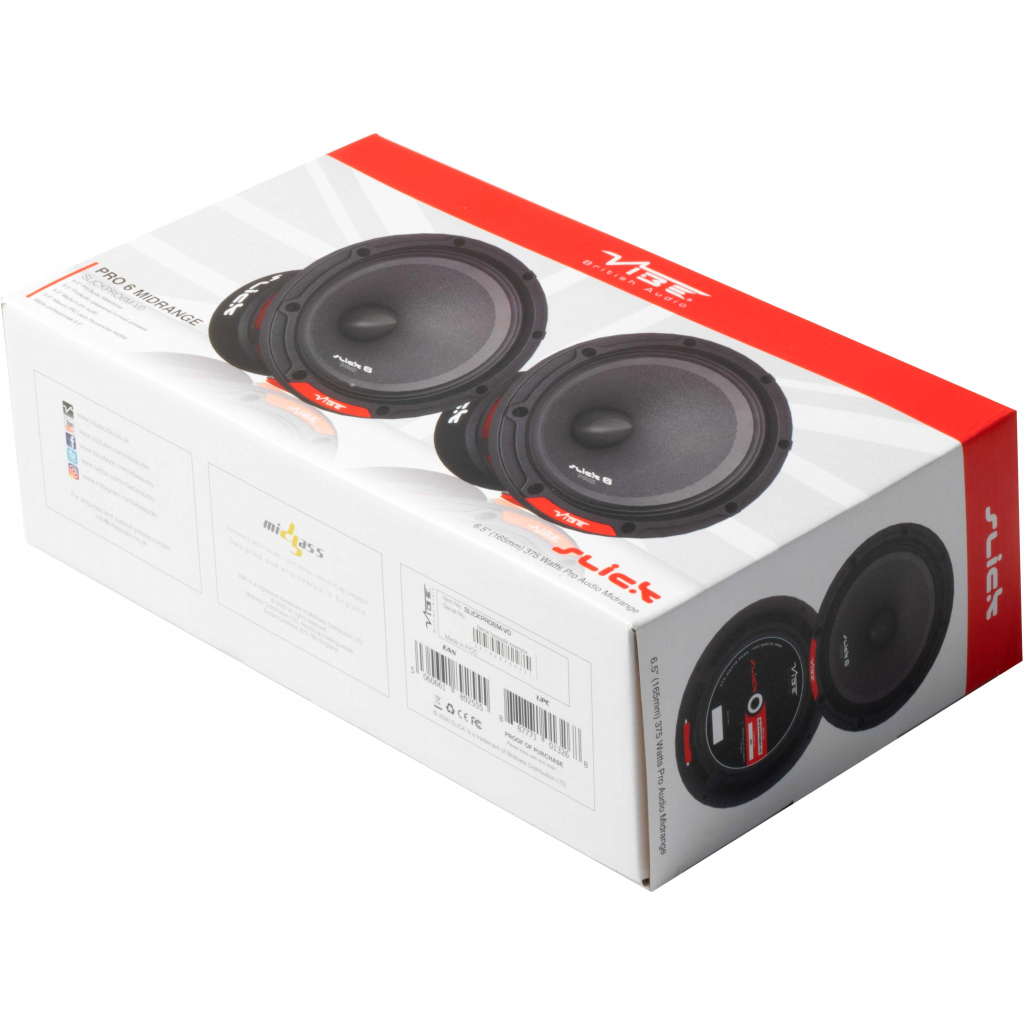 Середньочастотна акустика Vibe SLICKPRO6M-V0 - зображення 9