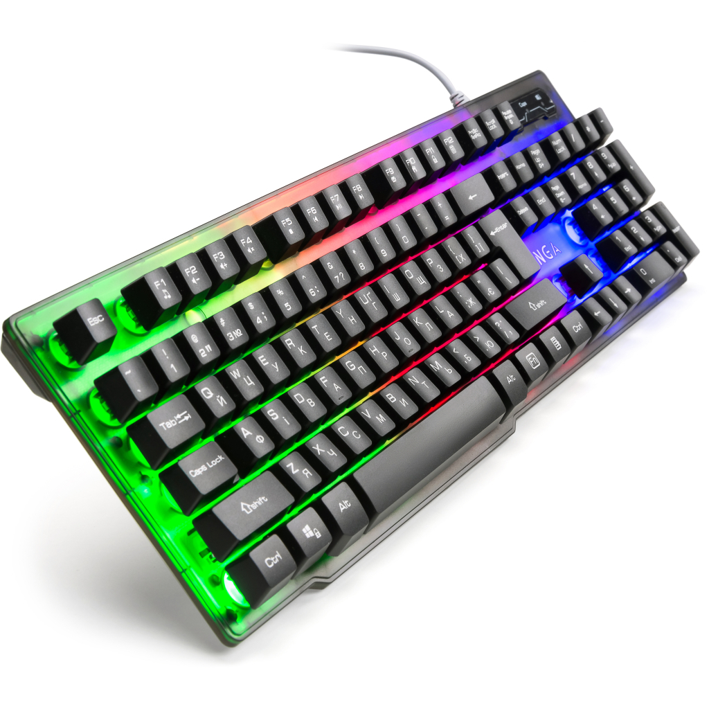 Клавіатура Vinga KB414 black - зображення 3