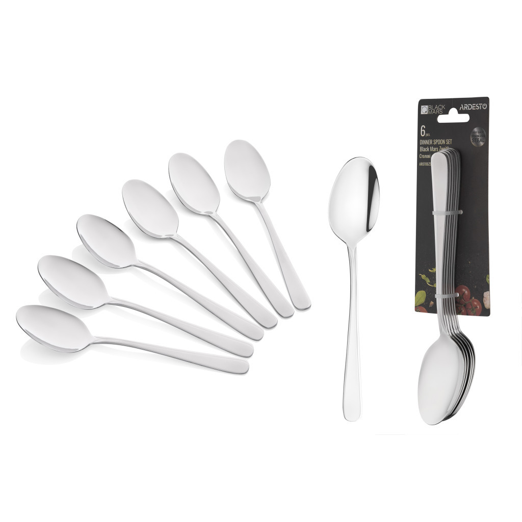 Столова ложка Ardesto Black Mars Zenith 6 шт (AR0706ZS) - зображення 5