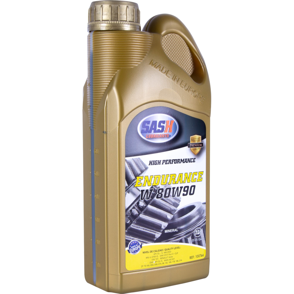 Трансмісійна олива SASH ENDURANCE - W 80W90 GL-5 1л (100744) - изображение 1