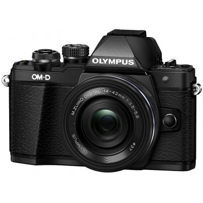 Цифровий фотоапарат Olympus E-M10 mark II Pancake Zoom 14-42 mm Kit black (V207052BE000) - зображення 1