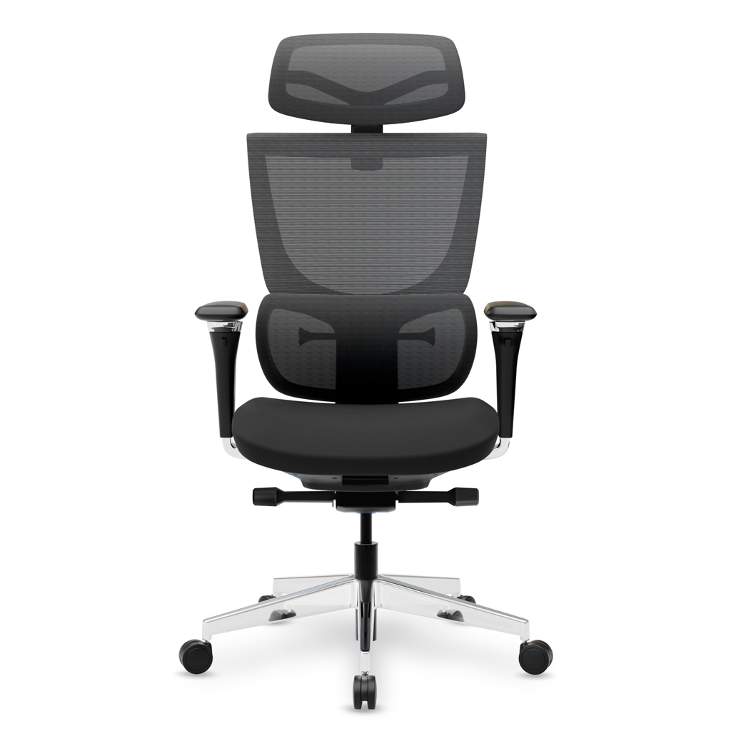 Офісне крісло Mealux S8 Air Fabric Black (HF-S8P F/B) - зображення 6