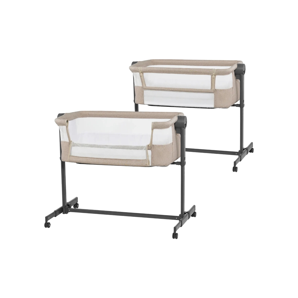 Ліжечко Kinderkraft Приставне ліжечко-люлька Neste Up 2 Beige (5902533924530) - изображение 6