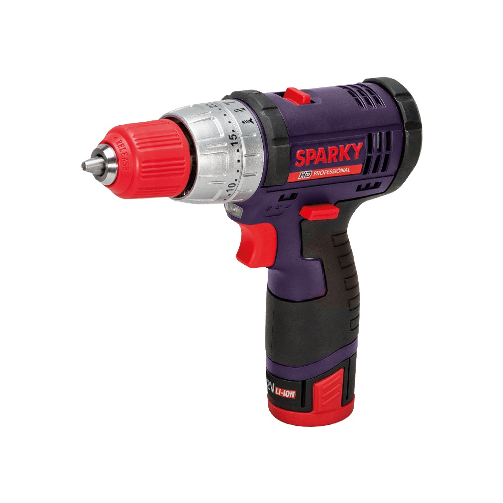 Шуруповерт Sparky BUR2 12Li-C HD ударний, 2ак (BUR212LI-C) - зображення 1