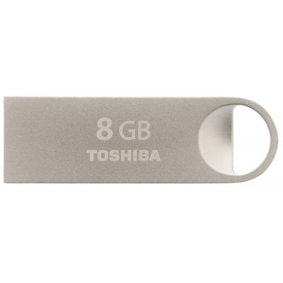 USB флеш накопичувач Toshiba 8GB Owari Metal USB 2.0 (THN-U401S0080E4) - зображення 1