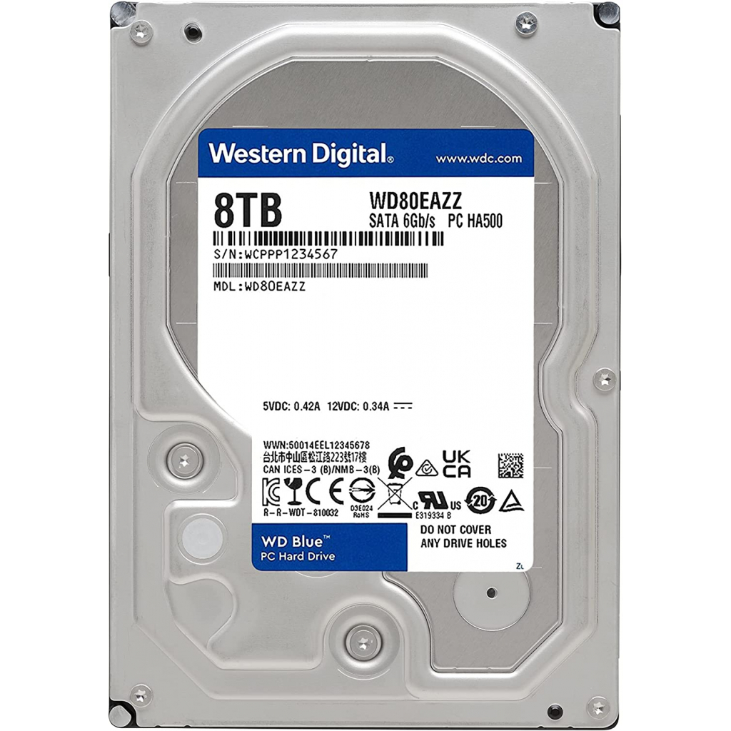 Жорсткий диск 3.5" 8TB WD (WD80EAZZ) - зображення 2