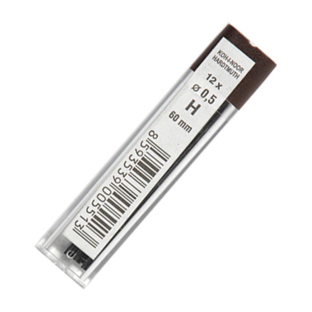 Грифель для механічного олівця Koh-i-Noor 4152.H, 0.5 мм, 12шт (415200H005PK) - зображення 1