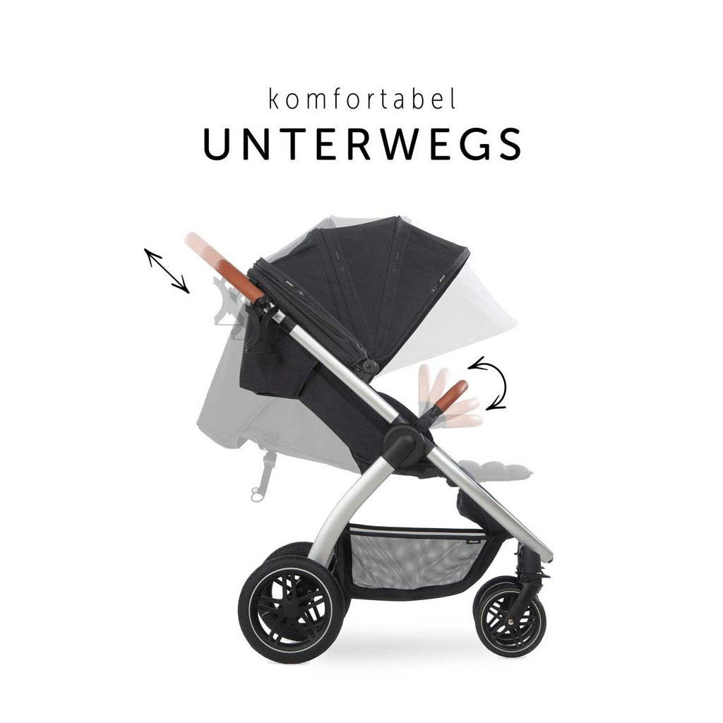 Коляска Hauck Uptown Melange Black (14827-3) - зображення 3