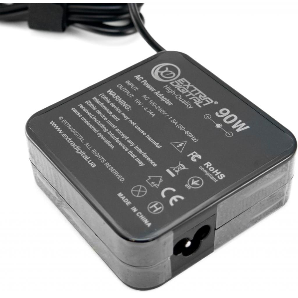 Блок живлення до ноутбуку Extradigital Acer 19V, 4.74 A, 90W (5.5x1.7) High Quality (PSA3888) - зображення 2