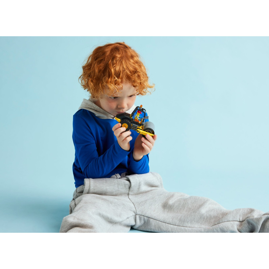 Конструктор LEGO City Будівельний паровий каток 78 деталей (60401) - зображення 8