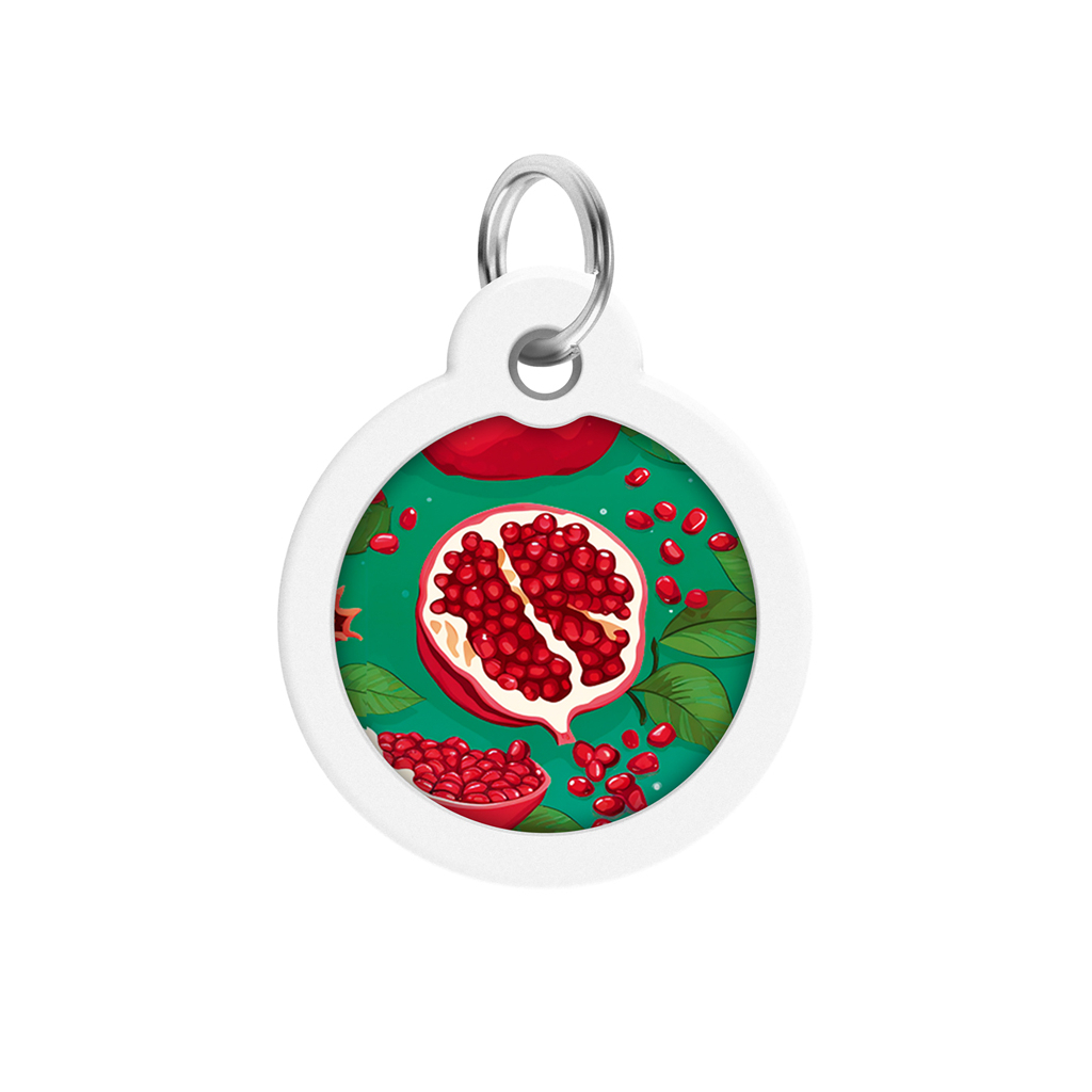 Адресник для тварин WAUDOG Smart ID з QR паспортом "Гранати", коло 30 мм (230-4052) - зображення 2