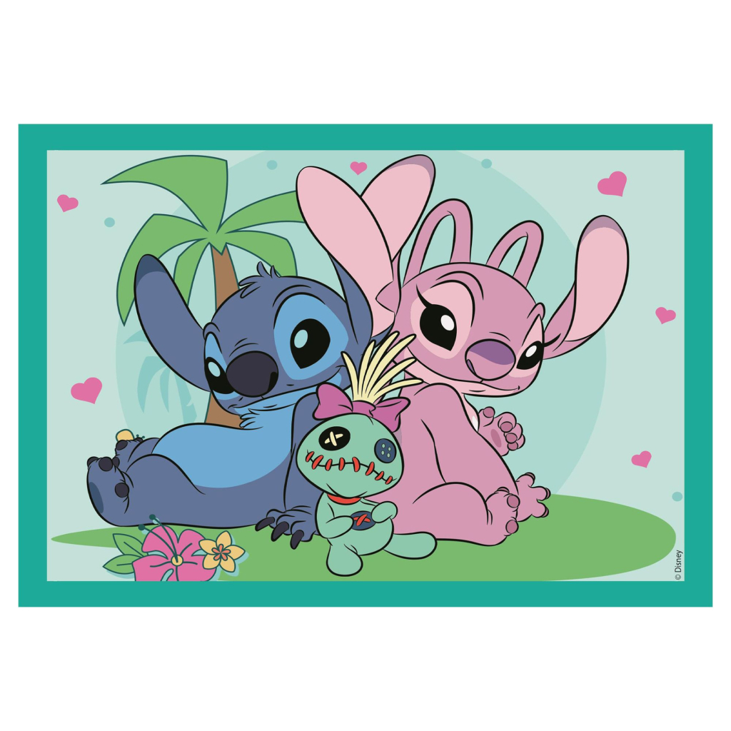 Пазл Clementoni 4 в 1 Stitch, 12,16,20 та 24 елементи (21745) - зображення 5