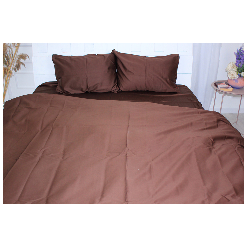 Простирадло MirSon Cacao 0211 200х220 см (2200000674319) - зображення 2