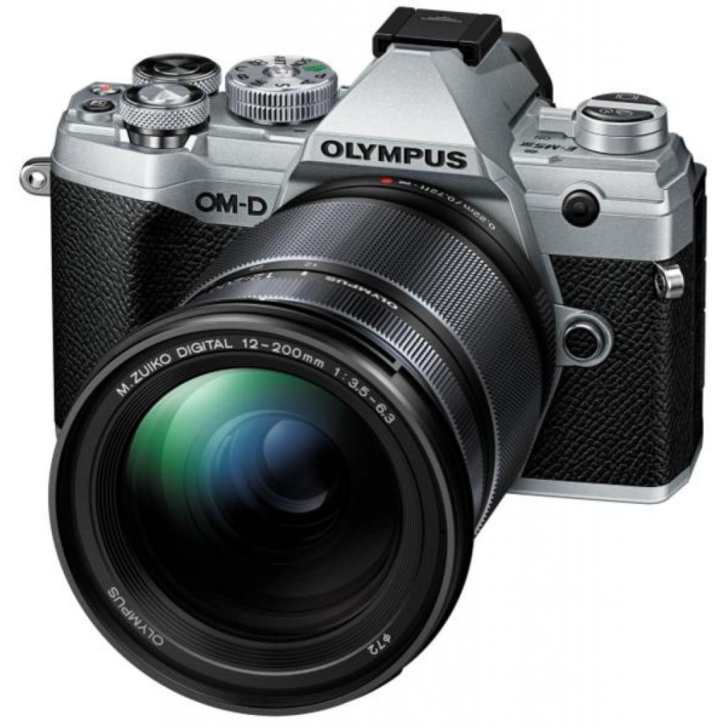 Цифровий фотоапарат Olympus E-M5 mark III 12-200 mm Kit silver/black (V207090SE010) - зображення 1