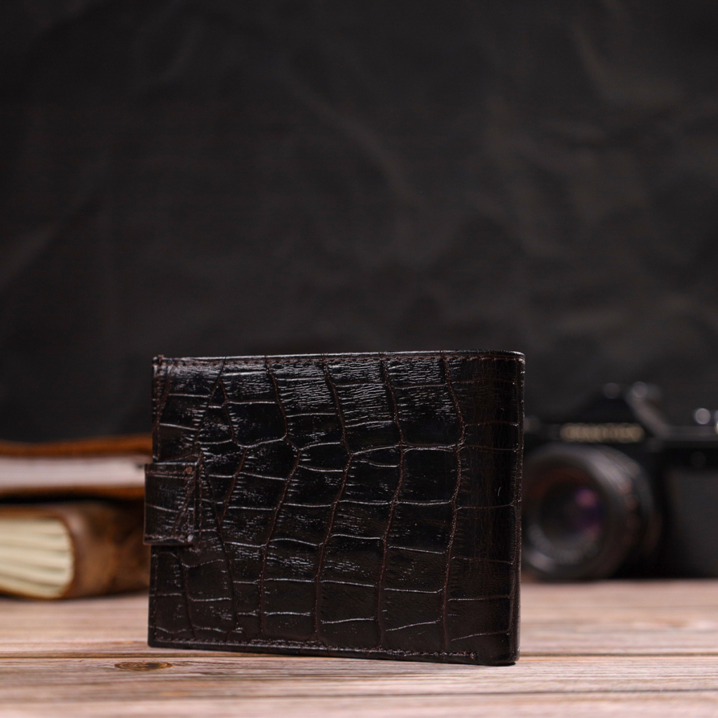 Гаманець Canpellini З натуральної шкіри Чорний (21747) - зображення 9