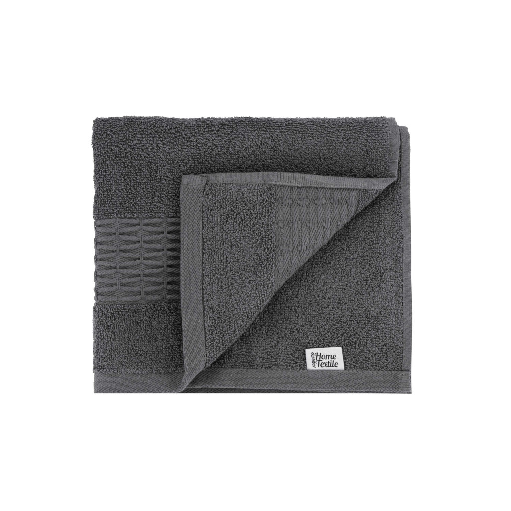 Рушник Ardesto набір махрових Lotus 2 шт 50х90см, 70х140см, 100% бавовна, графіт (ART2357MC) - изображение 7